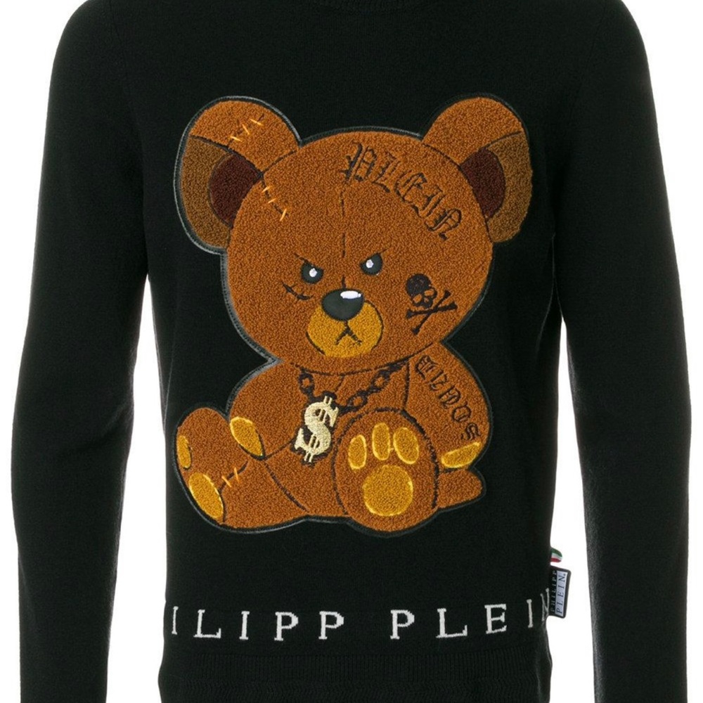 Philipp Plein - Gangster Bear - hard to find sweater XL